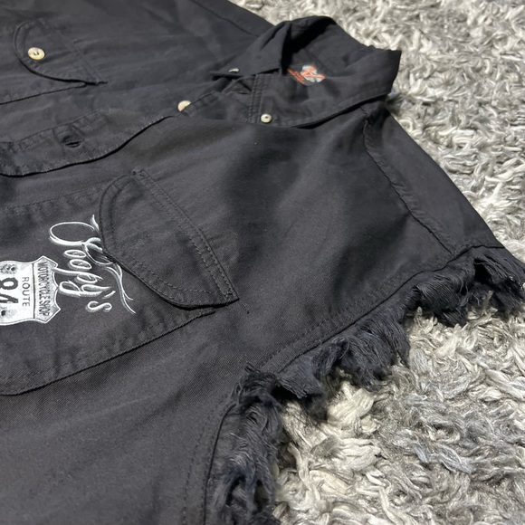 Poppy’s Motorcycle Shop Vest 3xl ￼ - Picture 3 of 6